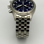 IWC Pilot Chronograph IW371701 (2006) - Black dial 42 mm Steel case (7/8)