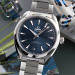 Omega Seamaster Aqua Terra 220.10.41.21.03.004 (Onbekend (willekeurig serienummer)) - Blauw wijzerplaat 41mm Staal (3/8)