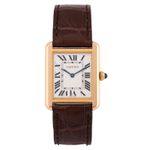 Cartier Tank Solo W5200024 (2013) - Zilver wijzerplaat 31mm Roségoud (1/7)