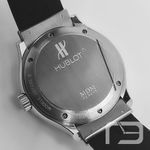 Hublot MDM 1831.1 (Onbekend (willekeurig serienummer)) - Zwart wijzerplaat 40mm Staal (8/8)