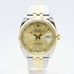 Rolex Datejust 36 126233 (2023) - 36mm Goud/Staal (1/7)