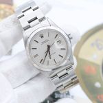 Rolex Oyster Precision 6694 (Unknown (random serial)) - Silver dial 34 mm Steel case (3/8)