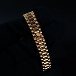 Rolex Lady-Datejust 69178 (1990) - Blue dial 26 mm Yellow Gold case (7/8)