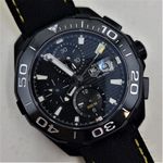 TAG Heuer Aquaracer 300M CAY218A.FC6361 (2025) - Zwart wijzerplaat 43mm Titanium (2/8)