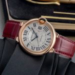 Cartier Ballon Bleu 36mm W6900456 (2008) - Silver dial 36 mm Rose Gold case (2/8)