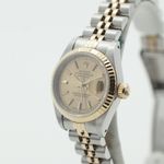 Rolex Lady-Datejust 69173 (1990) - Champagne dial 26 mm Gold/Steel case (4/8)