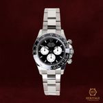 Rolex Daytona 126529LN (2024) - Black dial 40 mm White Gold case (2/8)