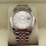 Rolex Datejust 41 126331 (2022) - Silver dial 41 mm Gold/Steel case (1/8)