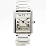 Cartier Tank WSTA0053 (2021) - Silver dial 41 mm Steel case (1/7)