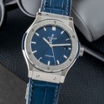 Hublot Classic Fusion Blue 542.NX.7170.LR (Unknown (random serial)) - Blue dial 42 mm Titanium case (3/8)