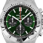 Breitling Chronomat 42 AB0134101L1A1 (2023) - Green dial 42 mm Steel case (1/6)