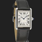 Cartier Tank WSTA0062 (2022) - Silver dial 34 mm Steel case (4/8)