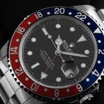 Rolex GMT-Master 16700 (1997) - Zwart wijzerplaat 40mm Staal (3/8)