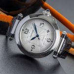 Cartier Pasha WSPA0010 (Unknown (random serial)) - Silver dial 41 mm Steel case (2/8)