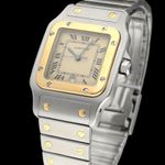 Cartier Santos Galbée W20011C4 (1990) - 29mm Goud/Staal (6/8)