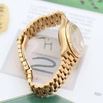 Rolex Lady-Datejust 69178 (Unknown (random serial)) - Champagne dial 26 mm Yellow Gold case (8/8)