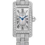 Cartier Tank Américaine WJTA0060 (2026) - Silver dial 15 mm White Gold case (1/1)