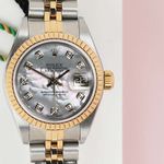 Rolex Lady-Datejust 79173 (2003) - Pearl dial 26 mm Gold/Steel case (5/7)