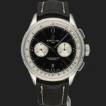 Breitling Premier AB0118371B1P2 (2021) - Zwart wijzerplaat 42mm Staal (3/8)