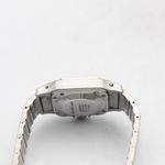 Cartier Santos 1170902 (1990) - Wit wijzerplaat 24mm Goud/Staal (7/8)
