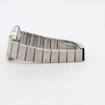 Cartier Santos 1170902 (1990) - Wit wijzerplaat 24mm Goud/Staal (4/8)