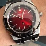 Audemars Piguet Royal Oak Jumbo 16202XT.OO.1240XT.01 (2025) - Red dial 39 mm Titanium case (4/4)