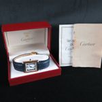 Cartier Tank Vermeil 5057001 (Unknown (random serial)) - White dial 20 mm Silver case (8/8)