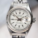 Rolex Lady-Datejust 69174 (1991) - Zilver wijzerplaat 26mm Staal (7/8)