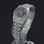 Rolex Lady-Datejust 79174 (2003) - Zwart wijzerplaat 26mm Staal (5/7)