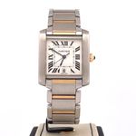 Cartier Tank Française 2302 (2012) - Zilver wijzerplaat 28mm Goud/Staal (1/4)