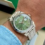 Rolex Day-Date 40 228239 (2021) - Groen wijzerplaat 40mm Witgoud (8/8)