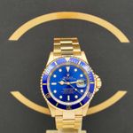 Rolex Submariner Date 16618 (1991) - Blue dial 40 mm Yellow Gold case (1/7)