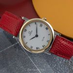 Omega De Ville 596.2379 (Unknown (random serial)) - Gold dial 25 mm Gold/Steel case (2/8)