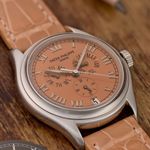 Patek Philippe Annual Calendar 5035P (1999) - Black dial 37 mm Platinum case (3/8)