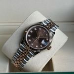 Rolex Datejust 31 278271 (2026) - Brown dial 31 mm Gold/Steel case (3/6)