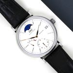 IWC Portofino Hand-Wound IW516401 (2019) - Zilver wijzerplaat 45mm Staal (1/8)