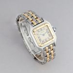 Cartier Panthère 1120 (Unknown (random serial)) - White dial 22 mm Gold/Steel case (2/8)