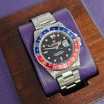 Rolex GMT-Master II 16710 (1996) - Zwart wijzerplaat 40mm Staal (1/4)