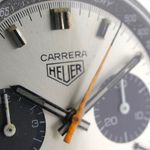 TAG Heuer Carrera 1153 (1970) - Zilver wijzerplaat 38mm Staal (5/8)