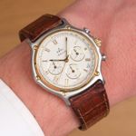 Ebel 1911 1134901 (1990) - White dial 39 mm Gold/Steel case (2/8)