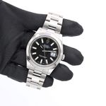 Rolex Datejust II 116300 (Onbekend (willekeurig serienummer)) - Zwart wijzerplaat 41mm Staal (4/8)