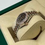 Rolex Lady-Datejust 279381RBR (2024) - Brown dial 28 mm Steel case (6/8)