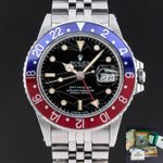 Rolex GMT-Master 16750 (1984) - Zwart wijzerplaat 40mm Staal (1/8)