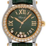 Chopard Happy Sport 278582-6007 (2021) - Green dial 36 mm Steel case (1/7)