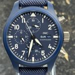 IWC Pilot Chronograph Top Gun IW389404 (2025) - Blauw wijzerplaat 42mm Keramiek (2/8)