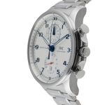 IWC Portuguese Yacht Club Chronograph IW390702 (Onbekend (willekeurig serienummer)) - Zilver wijzerplaat 45mm Staal (6/8)