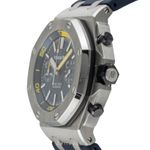 Audemars Piguet Royal Oak Offshore Diver Chronograph 26703ST.OO.A027CA.01 (Onbekend (willekeurig serienummer)) - Blauw wijzerplaat 42mm Staal (5/8)