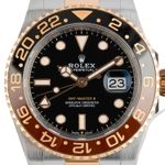 Rolex GMT-Master II 126711CHNR (2024) - Black dial 40 mm Gold/Steel case (2/5)