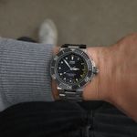 Oris Aquis Depth Gauge 01 733 7675 4154-Set RS (2016) - Zwart wijzerplaat 46mm Staal (8/8)