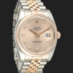 Rolex Datejust 36 116231 (2005) - Silver dial 36 mm Gold/Steel case (4/7)
